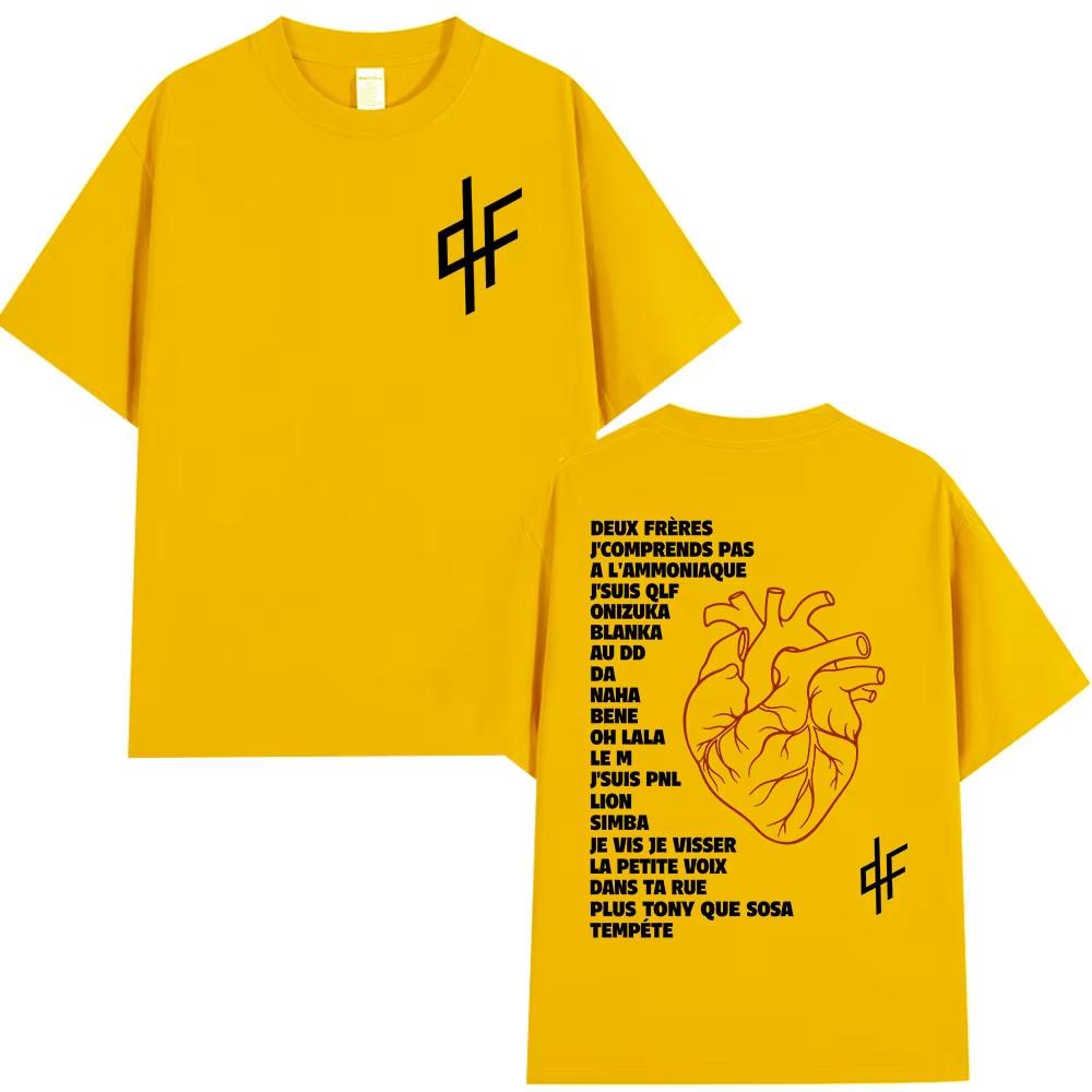 Rapper PNL Le Monde Chico Alubm graphics 100Cotton music Tshirt Men 2026 New Summer Hip hop unisex Short sleeve shirt fan gifts