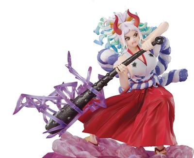 TAMASHII NATIONS Figuarts ZERO ONE PIECE Yamato Kaminari Hakua 160mm figurine peinte finie BAS62135 [EXTRA BATTLE] - - Env.. ABS et PVC