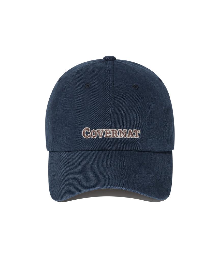 COVERNAT [Standard Fit] Authentic Logo Ball Cap Navy
