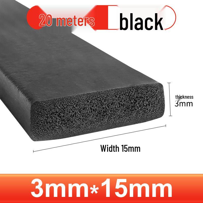 Striscia Sigillante in Schiuma di Gomma EPDM: Durevole, Resistente all'Usura per Scatole Elettriche e Porte di Armadi