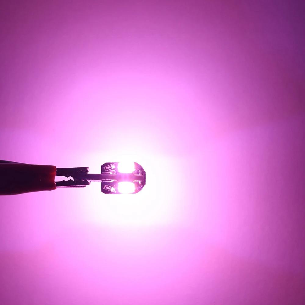 T10 W5W Led Canbus No Error Car Interior Side Light 5W5 12V 5W Auto License Plate Lamp Bulb Dome Read Light White Blue Red Amber