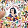 10/30/50pcs  Princess Graffiti Stickers Kawaii Belle Ariel Decals DIY Journal Notebook Diary Cute Cartoon Sticker