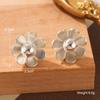 Vintage High-End Retro Flower Tassel Earrings in Zircon