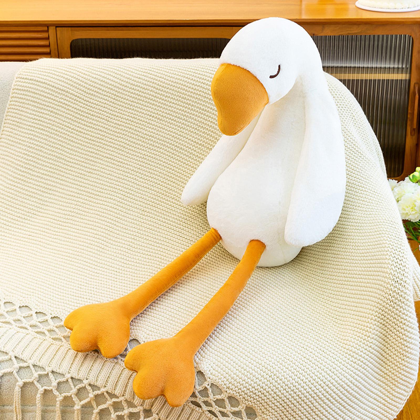 

Cute Long Legged Bird Plush Toy Set, Soft Stuffed Couple Birds For Decor & Gifting One Size
