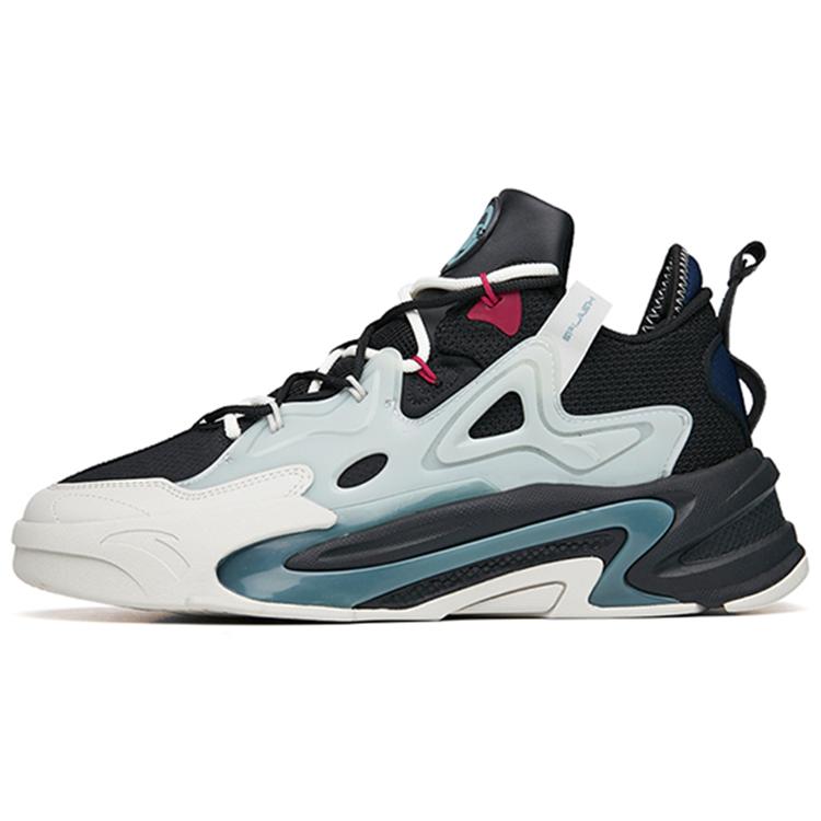 New Anta G6 Soup Wear-Resistant Low-Top Sports Casual Shoes Men's Black Gray Blue 112218082-4