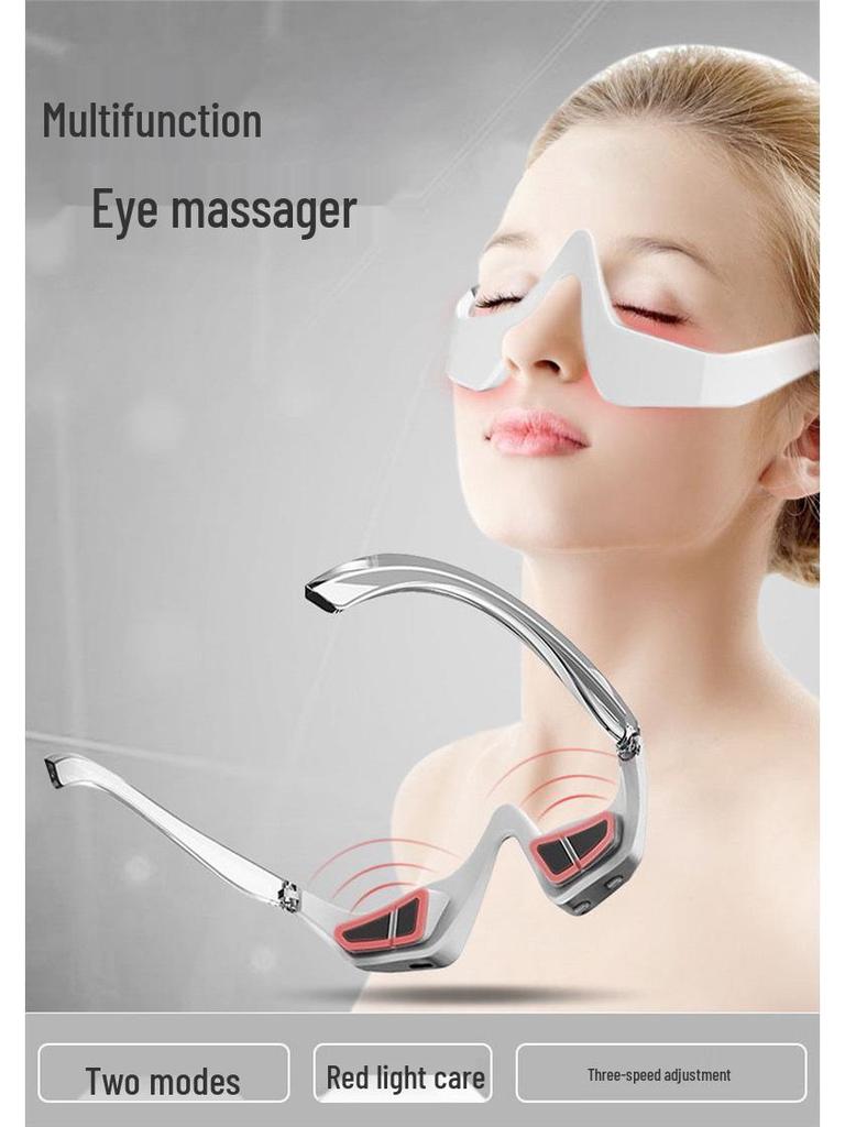 Multifunctional LED Red Light Eye Massager and Beauty Device