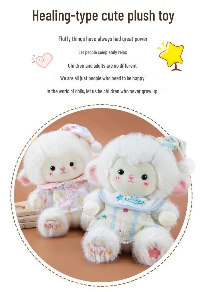 Viral Lamb Plush Toy: Sheep Skirt Style Doll & Sleeping Hug Pillow - Perfect Valentine's Gift
