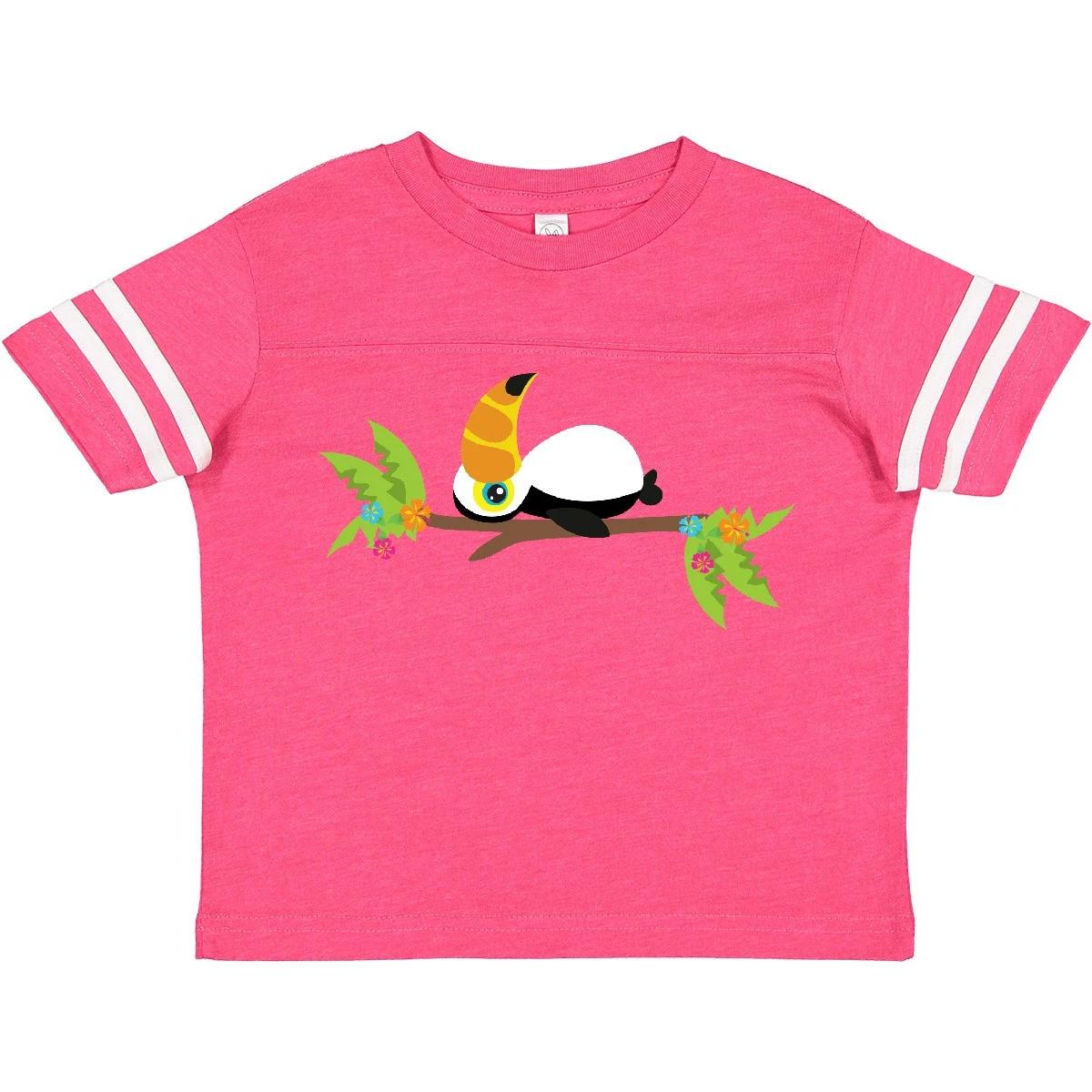 Inktastic Baby Toucan, Cute Toucan, Tropical Bird, Flowers Toddler T-Shirt Wild 100