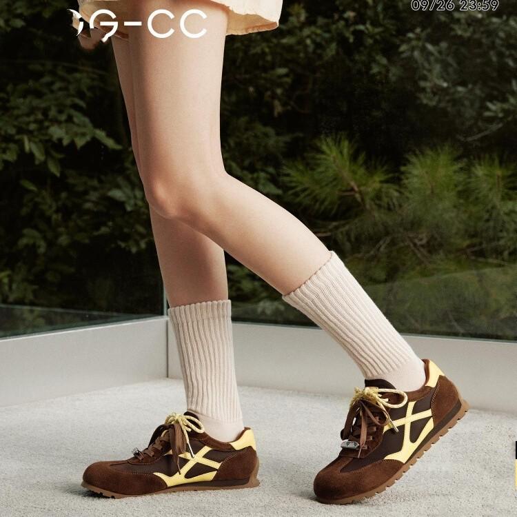 [R & D Delicate Version - Frosted Cowhide] Uncle's Genuine Leather German Training Shoes Women's 2025 New Casual Sports Shoes