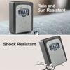 Zinc Alloy Material Wall Mount Key Lock Box 4 Digit Password Code Security Lock Home Office Key Safe Secret Storage Box