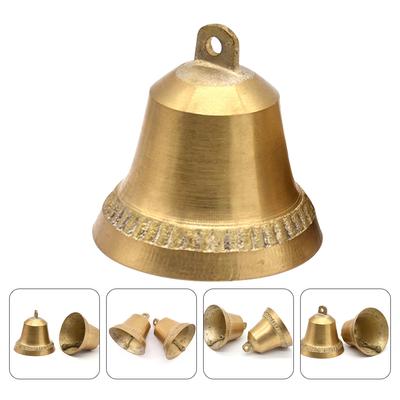 Bell Pendant Ornaments Golden Decor Chinese Style Hanging Door Bells Copper Vintage