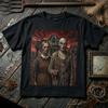 American Gothic Zombie T-Shirt • Horror Art Parody Tee • Goth Halloween Unisex Shirt • Dark Art Creepy Farmer Graphic Top • Spooky Gift
