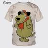 Moda Estiva Personaggio dei Cartoni Animati Stampa 3D T-shirt a Maniche Corte da Uomo Hip-hop Unisex Casual Girocollo T-shirt Top Streetwear