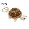 Knitted Turtle Keychain Exquisite Yarn Crochet Compact Size Portable Keyring Cartoon Style Mini Turtle Keychain
