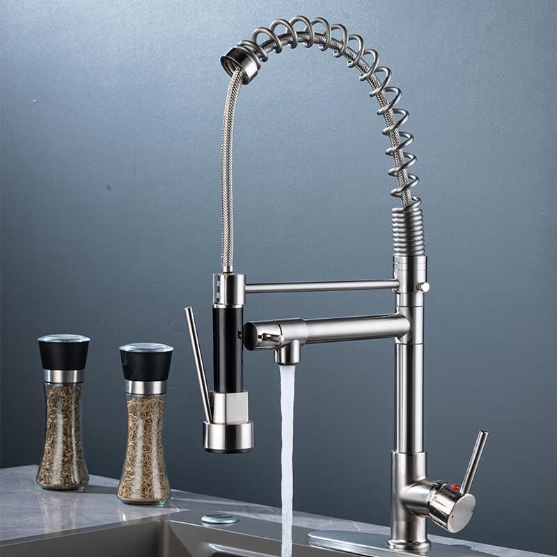 TLXT Kitchen Spring Pull-Out Faucet