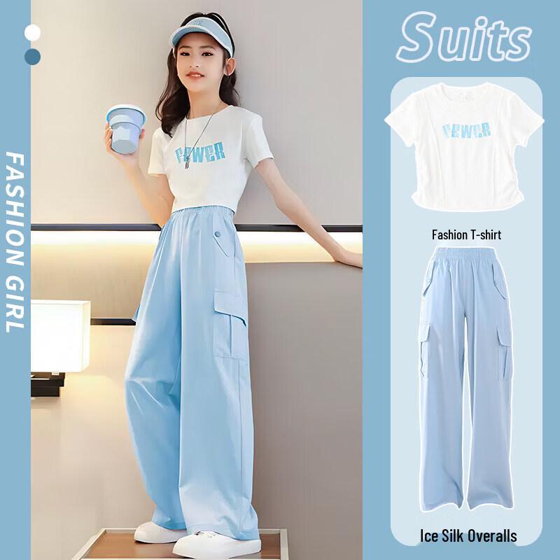 Moonkids Girl s Short Sleeve Two-Piece Set 160 cm