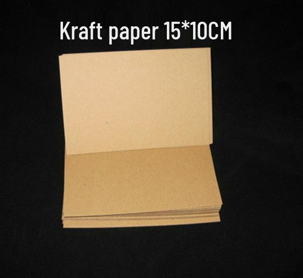 Sandy Brand High-Grade Kraft Paper DIY Hand-Painted Cards: 50-Sheet Pack