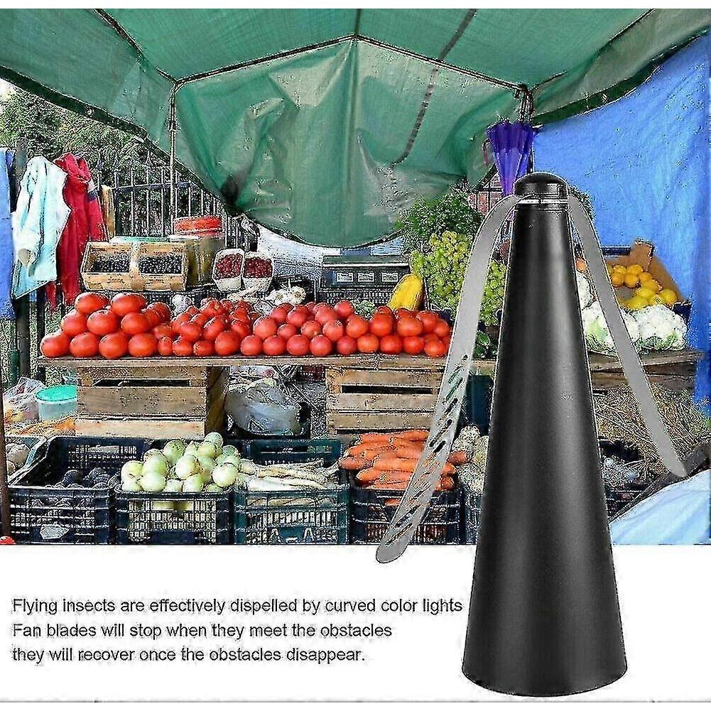 Flies And Mosquito Repel Insect Lovers - Keep Flies And Insects Away From Food Without The Use Of Chemicals Enjoy Your Meal Outdoors1pcs-black