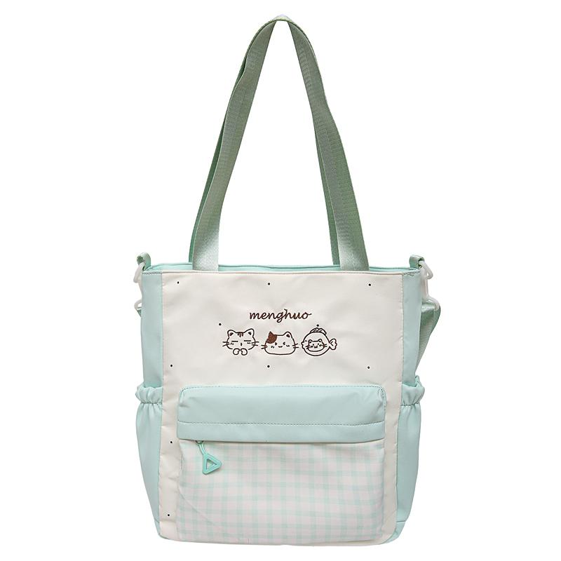 Cartoon Shoulder Bag Student Lightweight Crossbody Bag