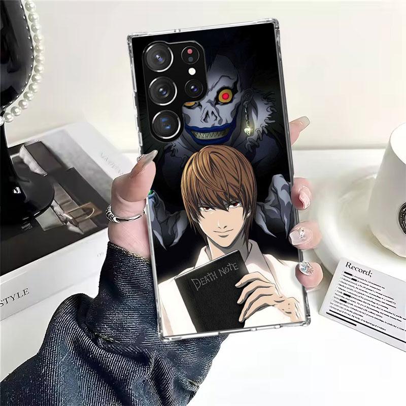 N-Note D-Death Anime Ryuk Soft Phone Case For Samsung Galaxy S22 S23 S24 S25 Edge S26 Ultra S20 FE S21 Plus + Fundas Coque Galax