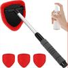 Telescopic Microfiber Car Window Cleaning Brush & Scraper