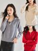 Women's Cable Knit Wool Cardigan Hoodie - Autumn/Winter Loose Sweater Top
