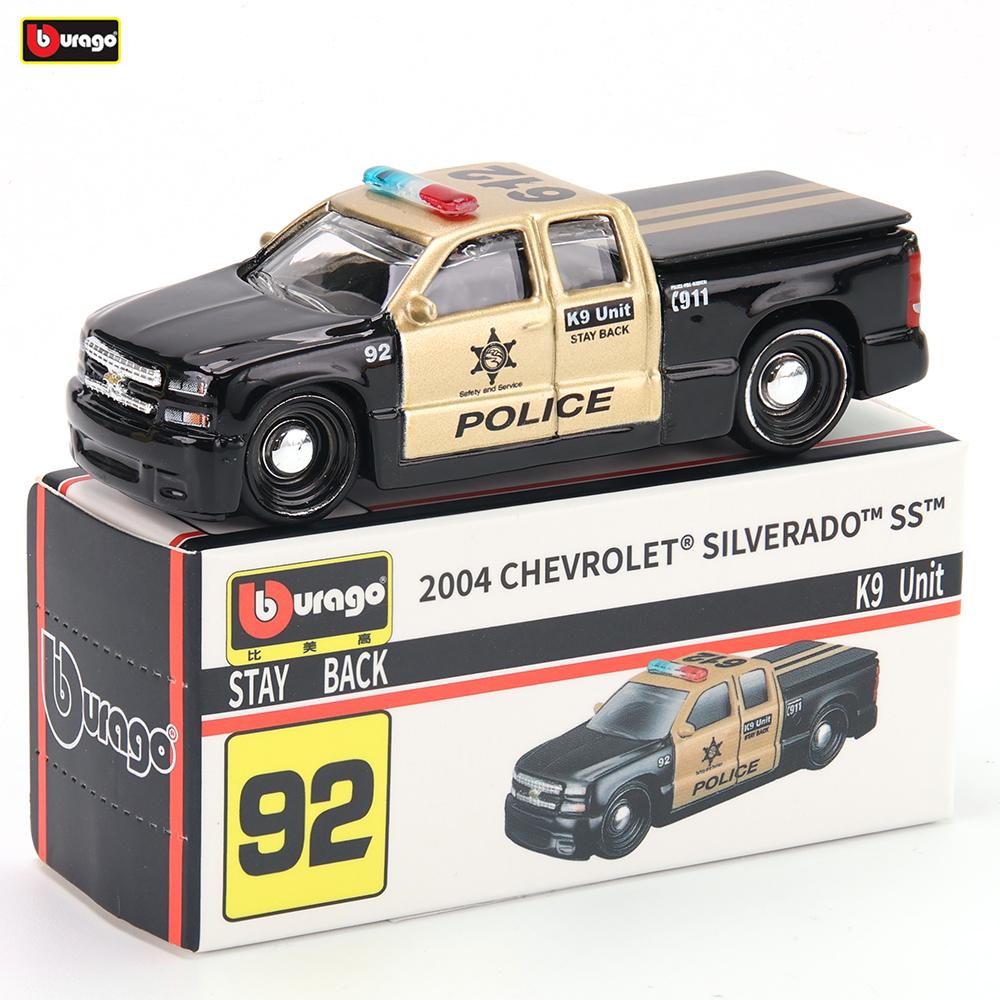 AABHT1 Bburago 1965 PONTIAC GTO Bugatti Lamborghini Cadillac Benz BMW Scale Car Model Replica Collection Kids Xmas Gift Toys for Boys