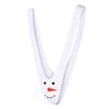 Men's Sexy Christmas Snowman Thong Bodysuit with Suspenders - European & American Holiday Style