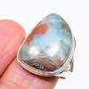 Republic Larimar Gemstone Handmade 925 Sterling Silver Jewelry Ring Size 7 KJ-531