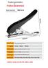 4mm Student Handheld Hole Punch Pliers for Paper and PVC Cards