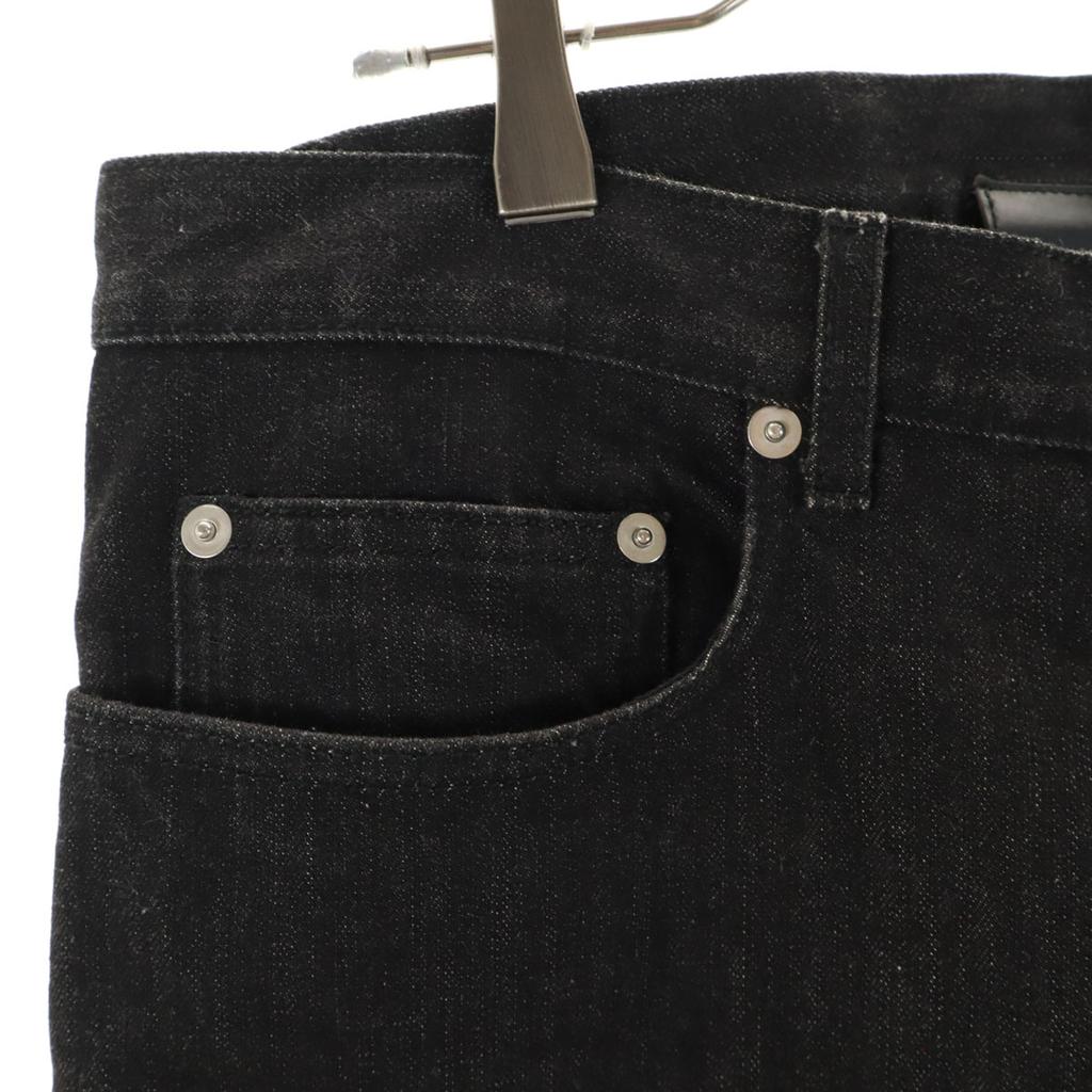 Dior Made In Italy Straight Denim Pants W33 Black Jeans Men's Used