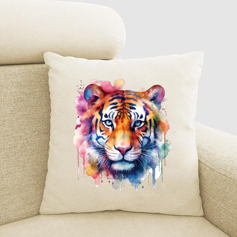 Cool Tiger Iron-On Transfers For Clothing New Diy Garment Accessory Heat Transfer Washable Thermal Patches Decals