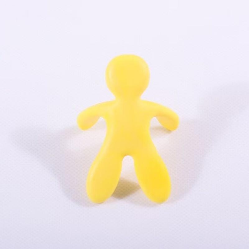 

3D Creative Little Elves Air Freshener Natural Fruit Fragrance Car Air Vent Outlet Solid Aromatherapy Fashion Cute Car Interior жовтий