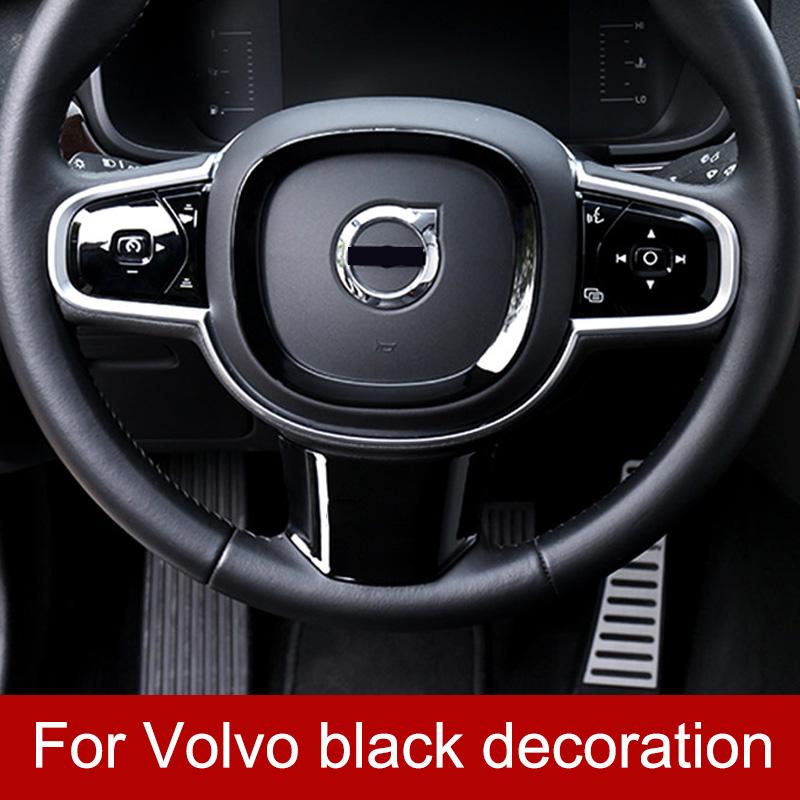 For Volvo S90 XC60 V90 XC90 S60 V60 Xc90 Steering Wheel Decorative Ring Interior Steering Wheel Frame Accessories