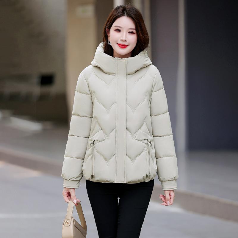 2025 New Padded Jacket Women's Winter Short Small Korean Version Thickened Padded Jacket Loose Padded Jacket