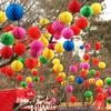 10PCS Waterproof Honeycomb Lantern with Blessing Card Spring Festival Pendant  Chinatown