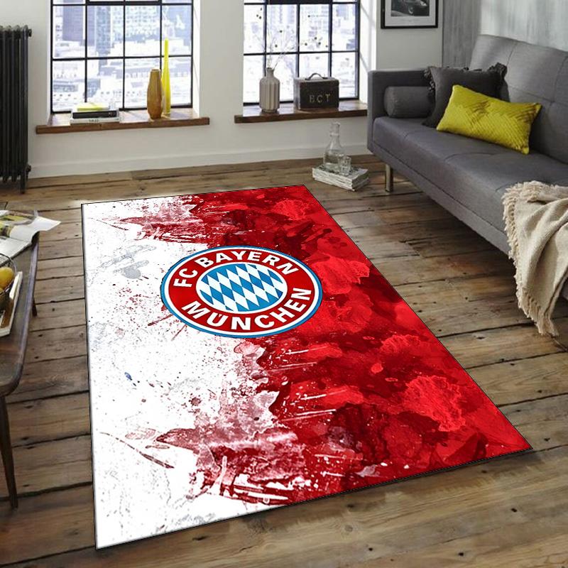 Bayern Munich Design Area Rug - Non-Slip, Soft & Cozy Floor Mat for Living Room, Bedroom, Office - Indoor/Outdoor Decorative Carpet