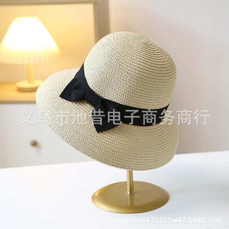 New Straw Hat Women's Sunshade Sunscreen Hat Summer Lampshade Hat Outdoor Fashion Versatile Sun Hat