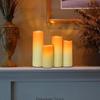 8Pcs Flameless LED Waterproof Lights Plastic Pillar LED Portable Light Enduring