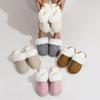 Men's and Women's Fluffy Winter Slippers: Non-slip, Warm, Soft Sole, Plus Velvet Cotton for Home