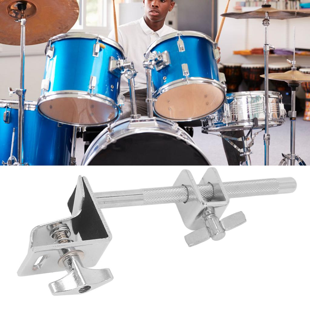 Cowbell Clamp Easy Up Or Down Adjustment Stainless Steel Bass Drum Hoop Mount Holder