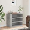 VidaXL Wall Cabinet Concrete Grey 75x35x60 Cm Engineered Wood, Hanging Cabinet, Wall Cupboard, Bathroom Cabinet 848419