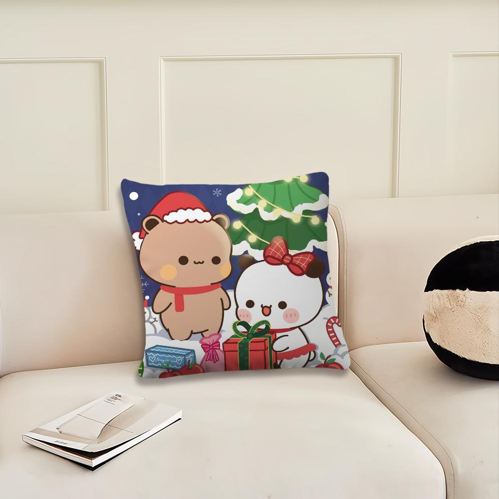 Мультяшный Милый BuBu DuDu Рождественская Наволочка Подушка Чехол Декор Комната Дом Диван Гостиная Офис Авто Нордическая Простота 12x12Inch