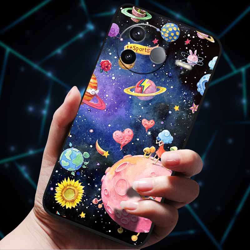 For Xiaomi POCO F7 Ultra Case Xiaomi POCO F7 Pro 3D Flowers Emboss Soft Silicone Phone Cases for POCOF7 Pro Back Cover Coque Bag