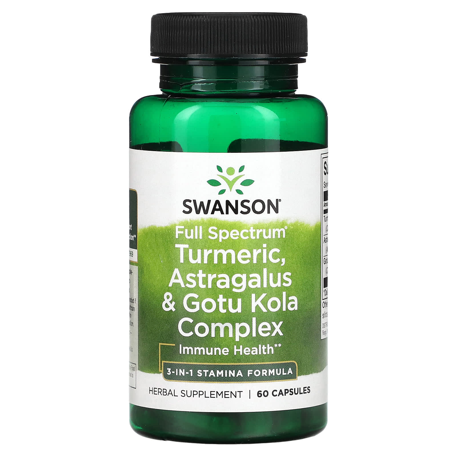 

Full Spectrum Turmeric, Astragalus and Gotu Kola Complex, 60 Capsules