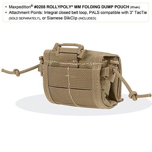 Maxpedition Foldable Dump Pouch, Rollypoly, OD Green