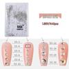 Super Shiny AB Color Czech Rhinestones for Nail Art - 1440pcs Clear White Flat Back In Various Sizes