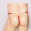 Men's Pouch Chain Sexy Underwear, Soft Close-fitting Men's Sex Thong T-pants Hollow Free Underwear