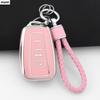 Pink Tpu Car Remote Key Case Cover Shell Fob For Toyota Chr Camry Corolla Rav4 Highlander C-Hr Prius Land Cruiser Prado 4 Button