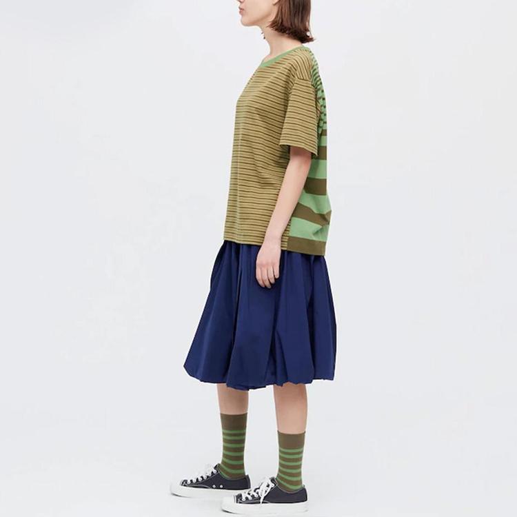 Uniqlo X MARNI Womens Balloon Shape Skirt (Asia Sizing) Navy Women Streetwear 448966-69